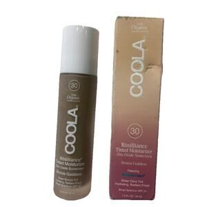 Coola Rosiliance Tinted Moisturizer Sunscreen SPF30 Bronze Goddess Bluescreen